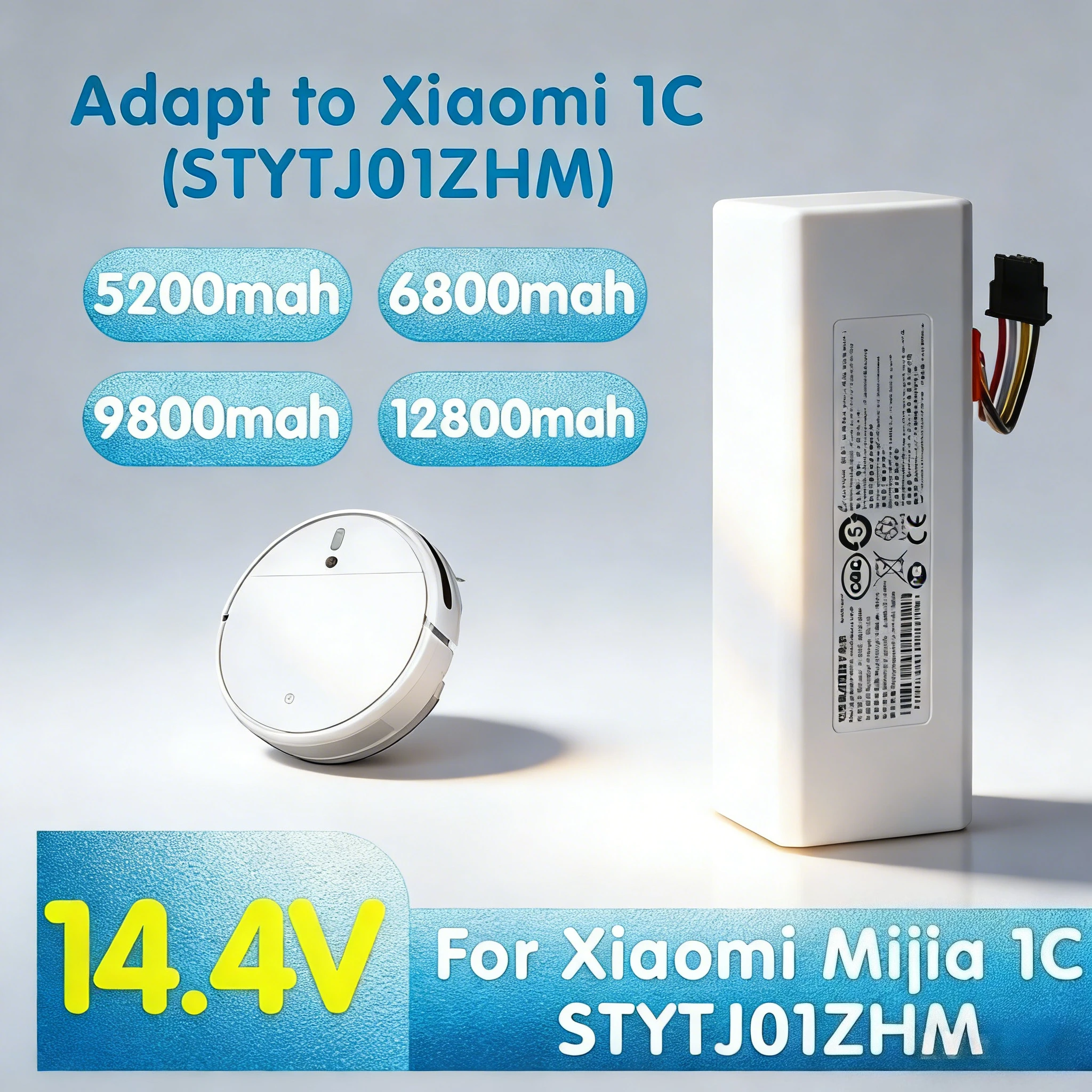 

Оригинальная батарея для робота-пылесоса Xiaomi Mijia Mi 1C P1904-4S1P-MM, сменная батарея G1 для робота-пылесоса и полотера