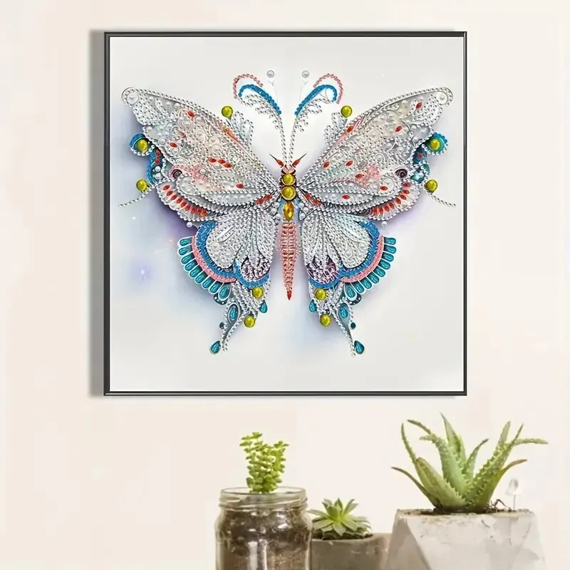 DIY Special Shaped Drill Diamond Painting Butterfly Crystal Embroidery Mosaic Cross Stitch Kits Home Decor Hand Made