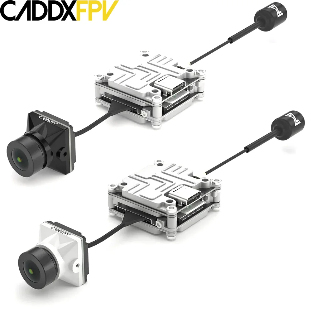 Caddx Nebula Pro Vista Kit Cámaras 720p/120fps HD Digital 5.8GHz FPV Transmisor 2.1mm Cámara FPV de 150 Grados para Modelo de Dron RC