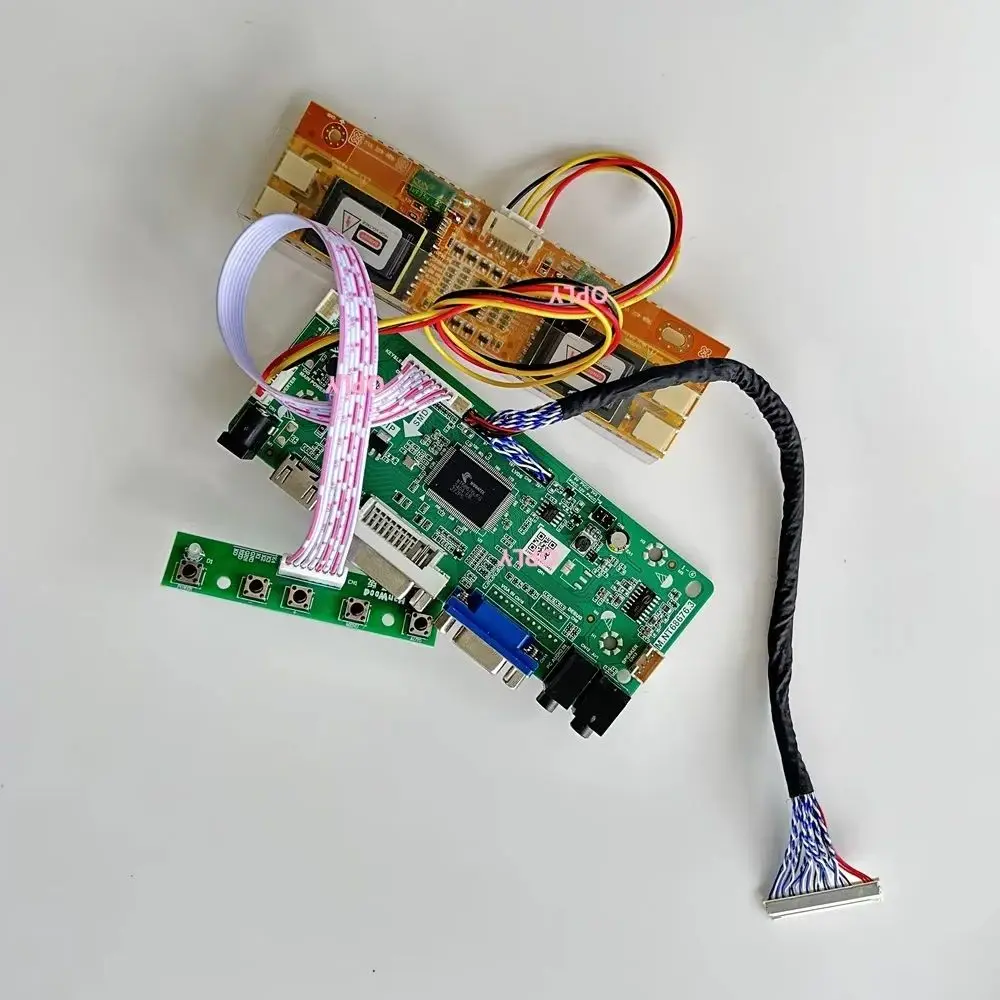 M.NT68676 HDMI-compatible VGA DVI Controller board kit for M170EG02 V3/V0/V4/V6 1280X1024 LCD panel screen monitor 17