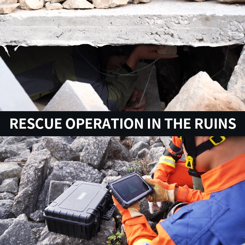 LSJ-M Urban Search And Rescue Equipment 2D Ground Penetrating Radar Life Saving Detector Locator In Building Ruins