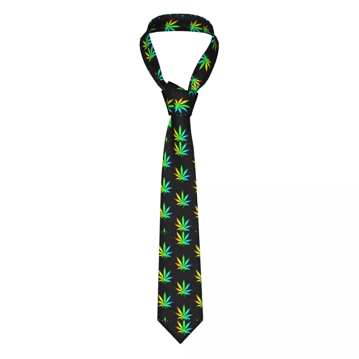 

Bob And Weed Asaba Theme Necktie Men Women Polyester 8 cm Green Leaves Neck Tie for Men Skinny Wide Shirt Accessories Gravatas