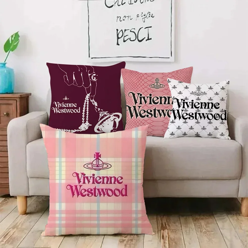 Pillow Covers Cartoon V-VivienneS Sofa Decorative Home Double-sided Printing Short Plush W-WestwoodS Cushion Cover