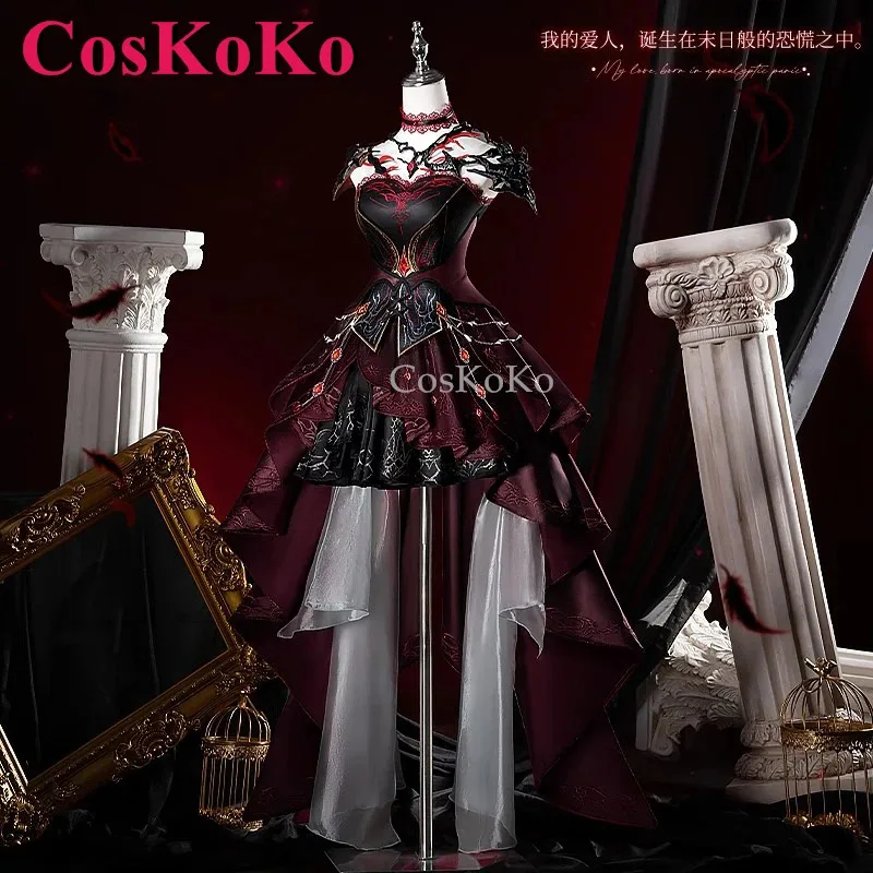 

CosKoKo Leading Lady Cosplay Game Love And Deepspace Costume Hunter Abyssal Master Formal Dress Halloween Role Play Clothing New