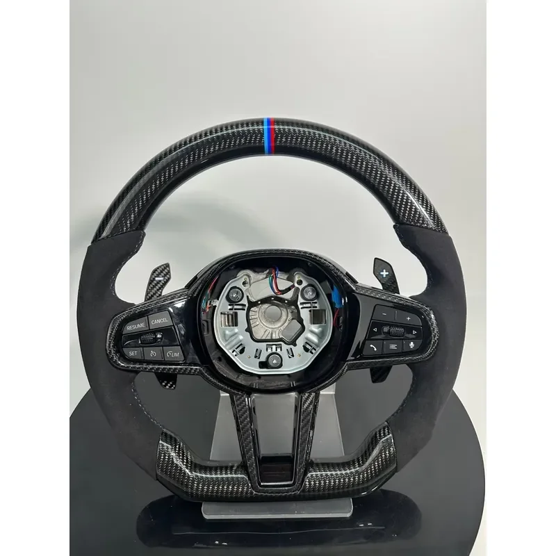 Carbon Fiber Steering Wheel for F40 F44 G20 G22 G23 G26 G29 G42 M240i M340i G30 G32 G01 G02 G05 G06 G07 G14 G15 G16 G11