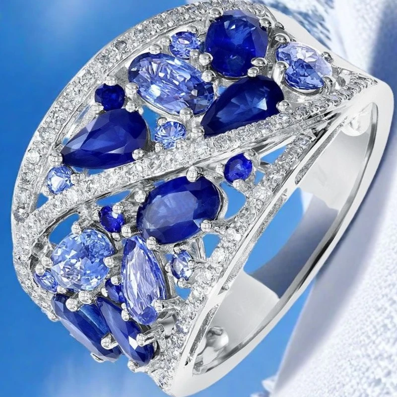 Ladies' New Luxury, Dazzling, Elegant, and Personalized Jewelry with Exquisite and Fashionable Temperament, Fully Inlaid