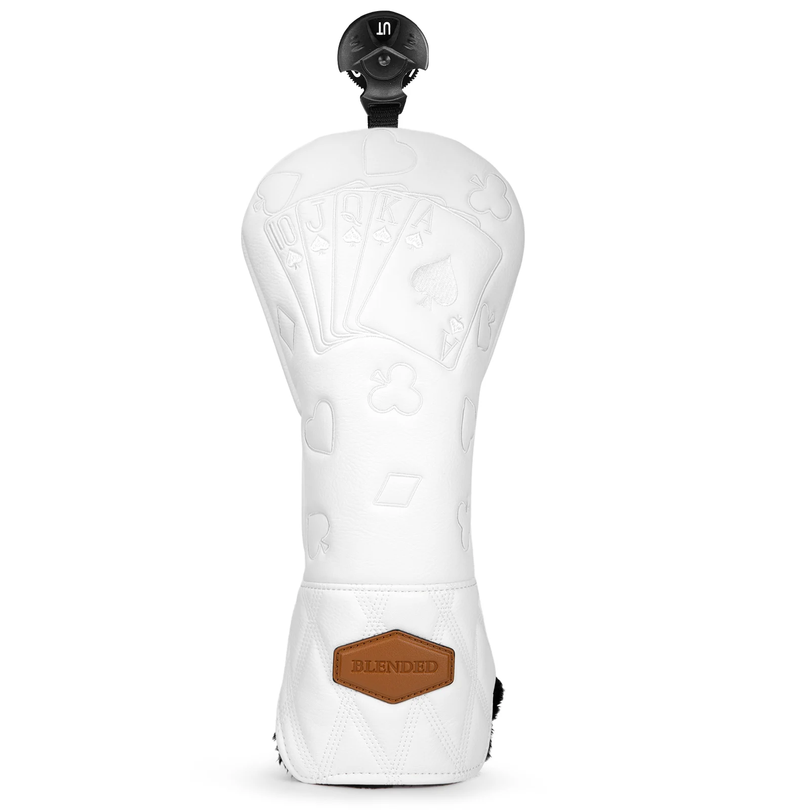 Golf Club Covers Poker White P - Golf Equipment Storage review and price