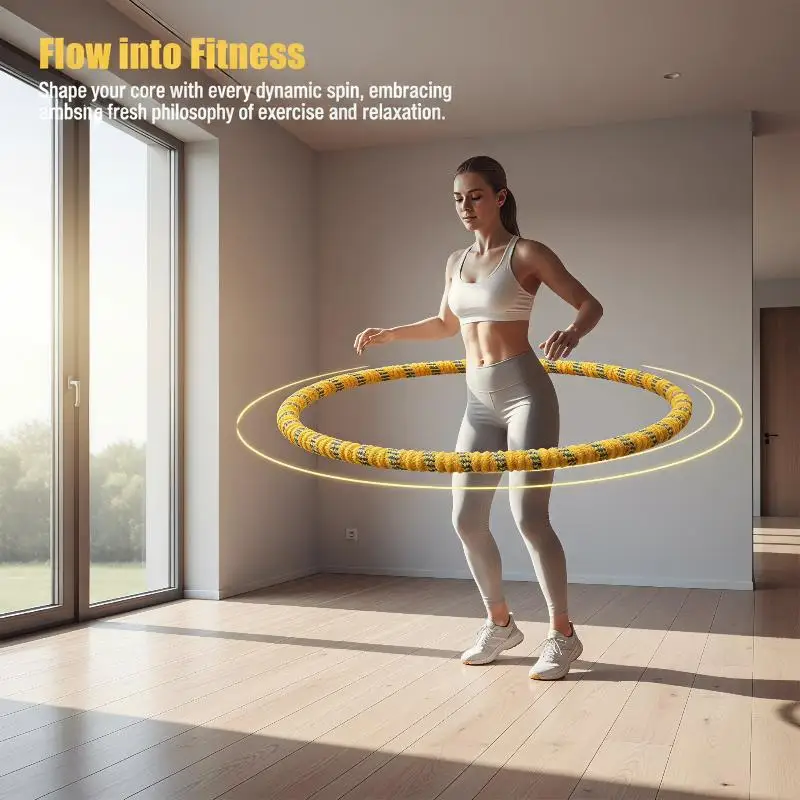 Gewichtetes Taillenstützkissen mit Weicher Federstruktur und Feuchtigkeitsbeständigem Polyesterbezug für Heimfitness-Übungen – Detail 4