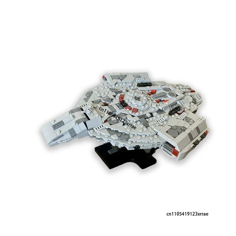 NEW Space Nine USS Defiant NX-74205 Midi-Scale Building Blocks DIY MOC Spaceship Assembly Bricks Kids Christmas Toy Gift 665Pcs