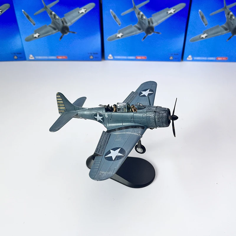 1:72 1/72 Scale WWII Midway SBD Dauntless Dive Bomber Battle Finished Diecast Metal Plane Aircraft Military Model Gift