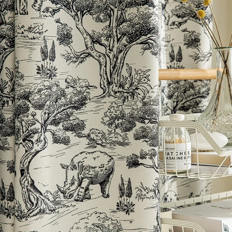 ม่านทึบแสงหรูหรา ลายฝรั่งเศสสี - Home Decor White บทวิจารณ์และราคา