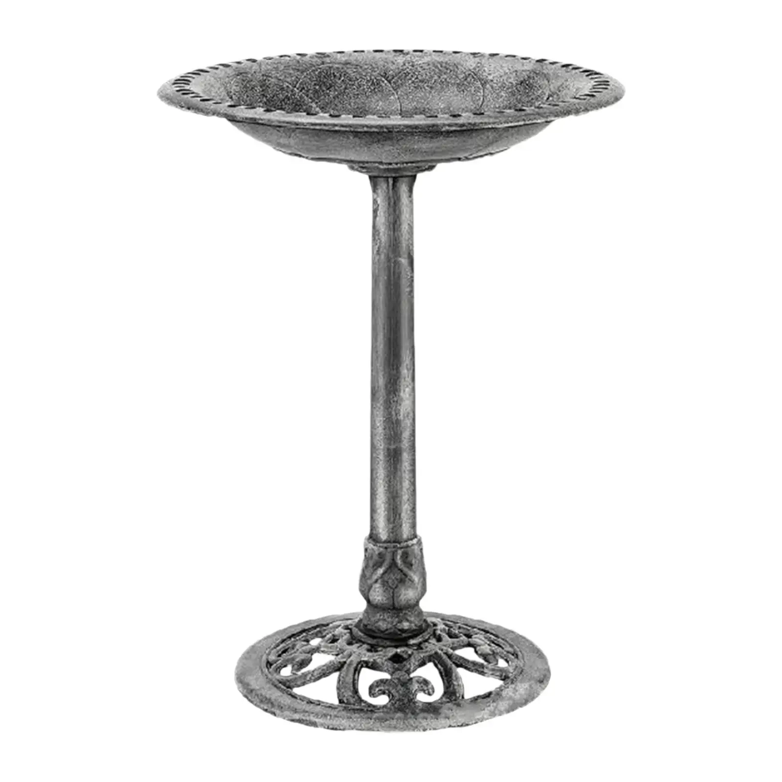 Garden Bird Bath Vintage Style Antique Lightweight Outdoor Pond Poolside Patio Outside Lawn Garden Bird Feeder Bowl Garden Decor