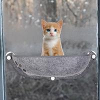 Cat Kitten Hammock Bed window and wall Mounted Hanging Bed Shelf Cat Perch Seat