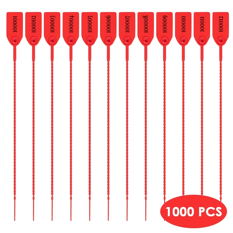 ABNO-1000 Pieces Fire Extinguisher Label Manipulating Seal Polypropylene Plastic, Anti-Operation Seal,Safety Seal 250Mm