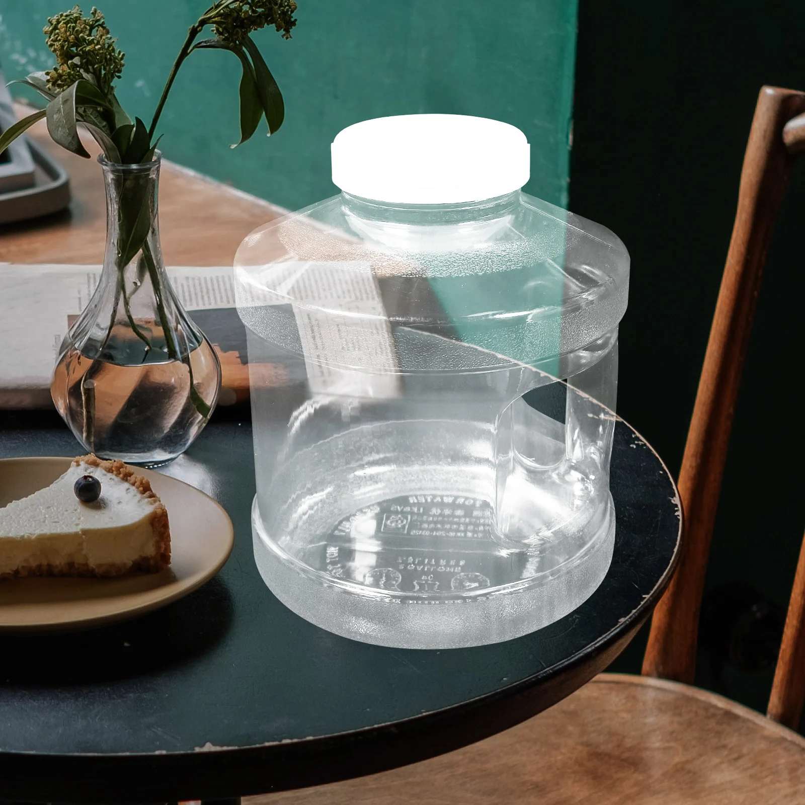 

PC Tea Bucket 7.5L Water Jug Storage Container for Camping Hiking Purified Large Capacity Reusable