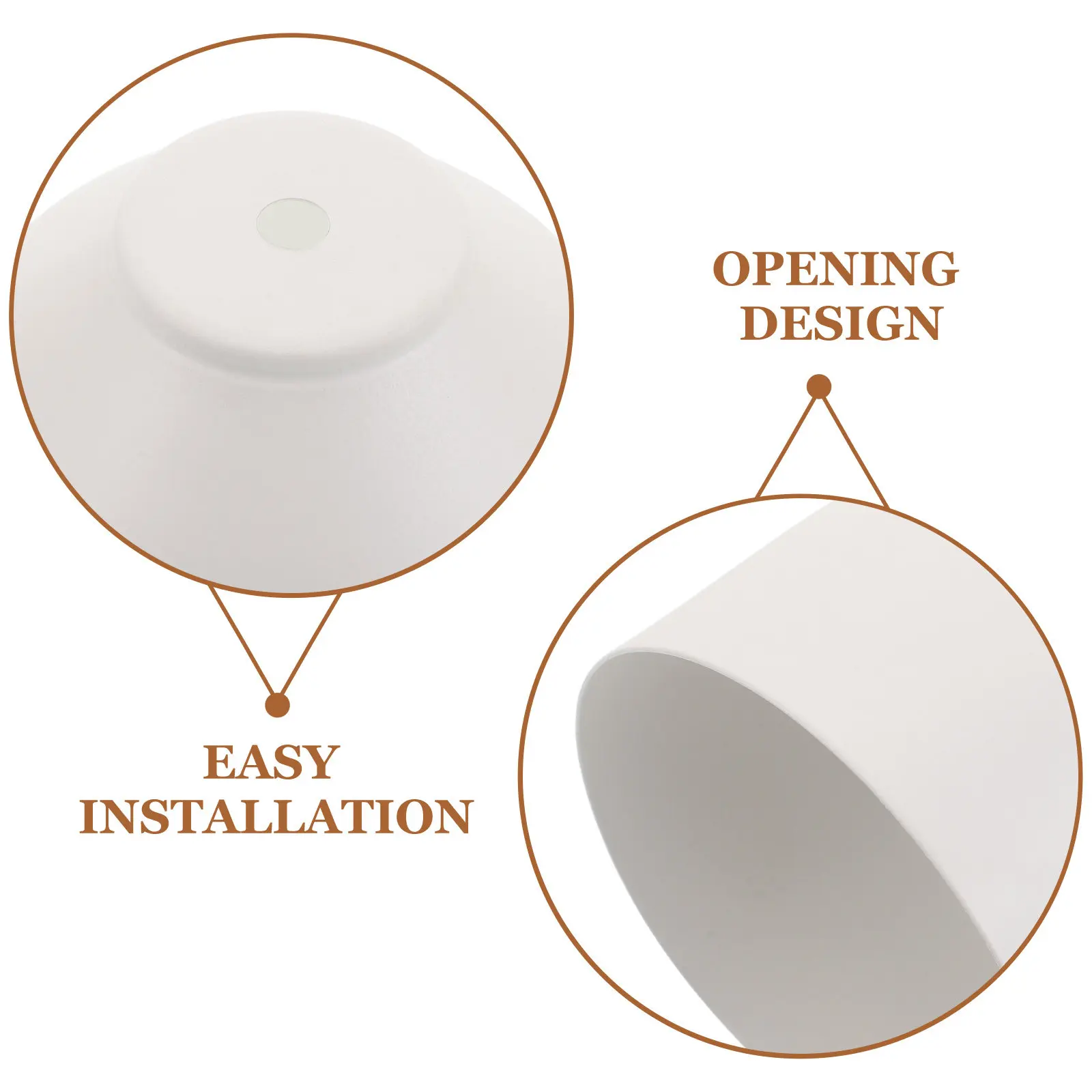 Warmer Lampshade Retro Metal Scented Wax Warmer Lamp Shade Replacement Cover 10Mm Hole Diameter White for Table Lamp Desk - view 6