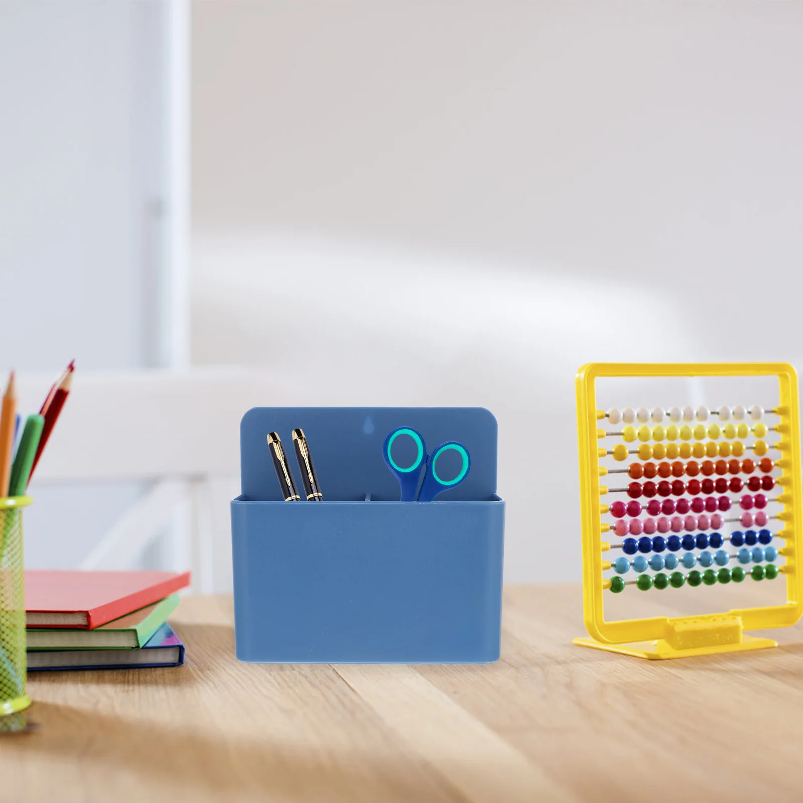 

Magnetic Pen Organizer Desktop Storage Box For Whiteboard Pens Pencils Erasers Markers Magnetic Stationery Holder