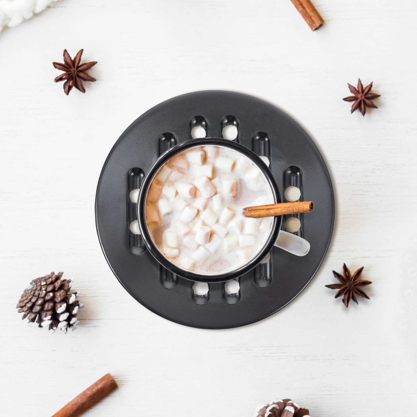 

4pcs Heat Insulation Mats Table Mat For Kitchen Bakelite Material Decorative Pot Pad Protective Placemat Heat-Proof Mat Washable