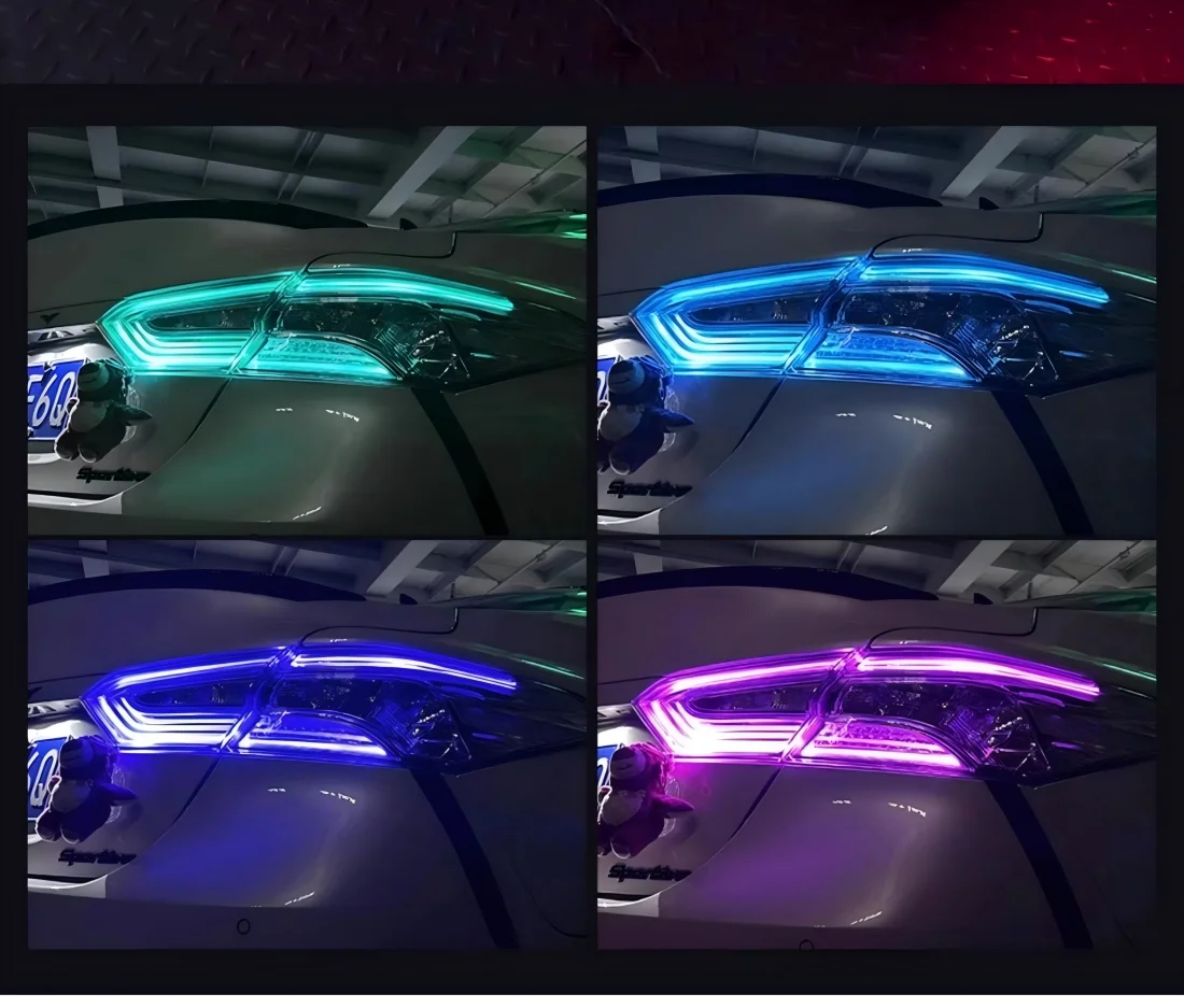 LED RGB Tail Light for Toyota Camry 2018-2023 Daytime Running Light Automotive Accessories