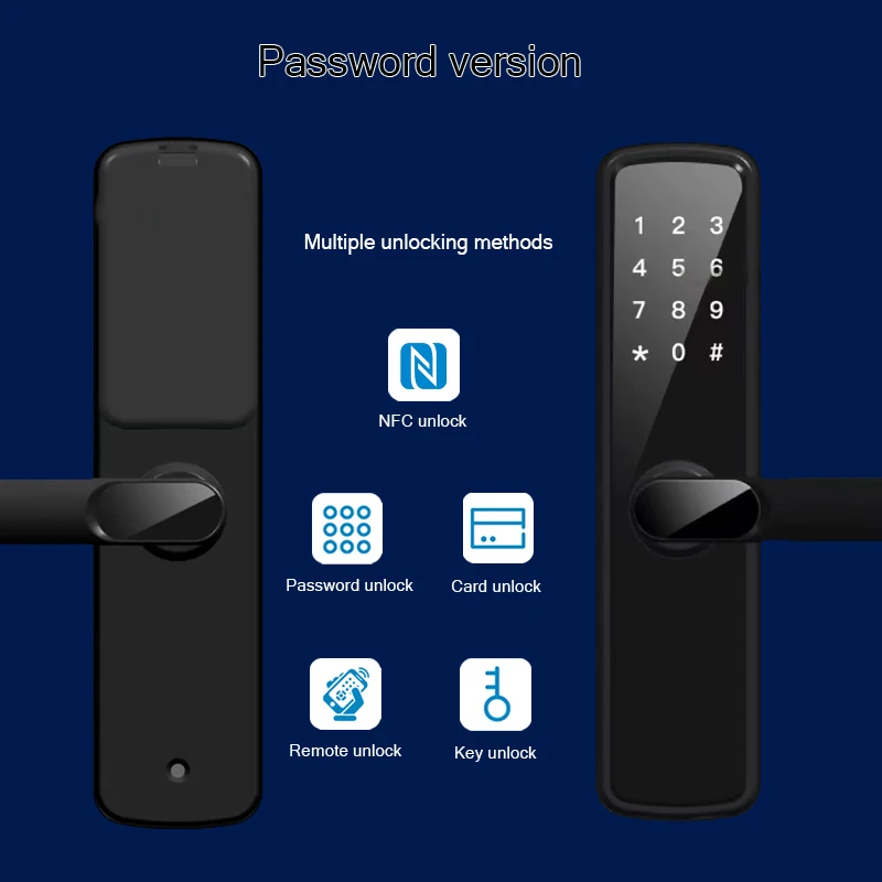 Imagem -04 - Smart Fingerprint Door Lock Apartamento Hotel Longo Prazo Curto Prazo Entrega Tempo Limitado Usb Desbloqueio de Emergência Aplicativo Tuya tt