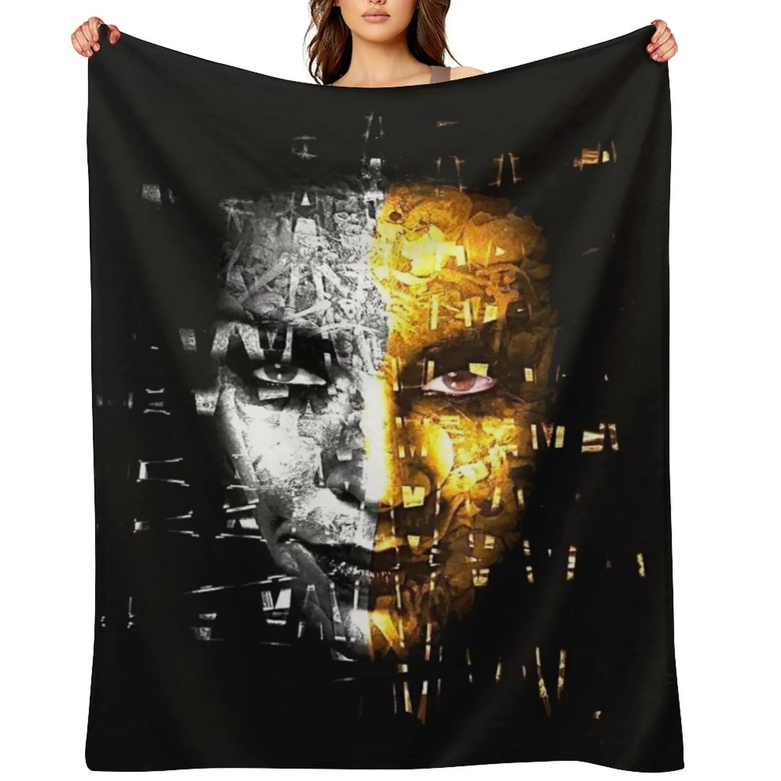 

Monica Naranjo Throw Blanket blankets and throws Tourist Nap christmas gifts Blankets