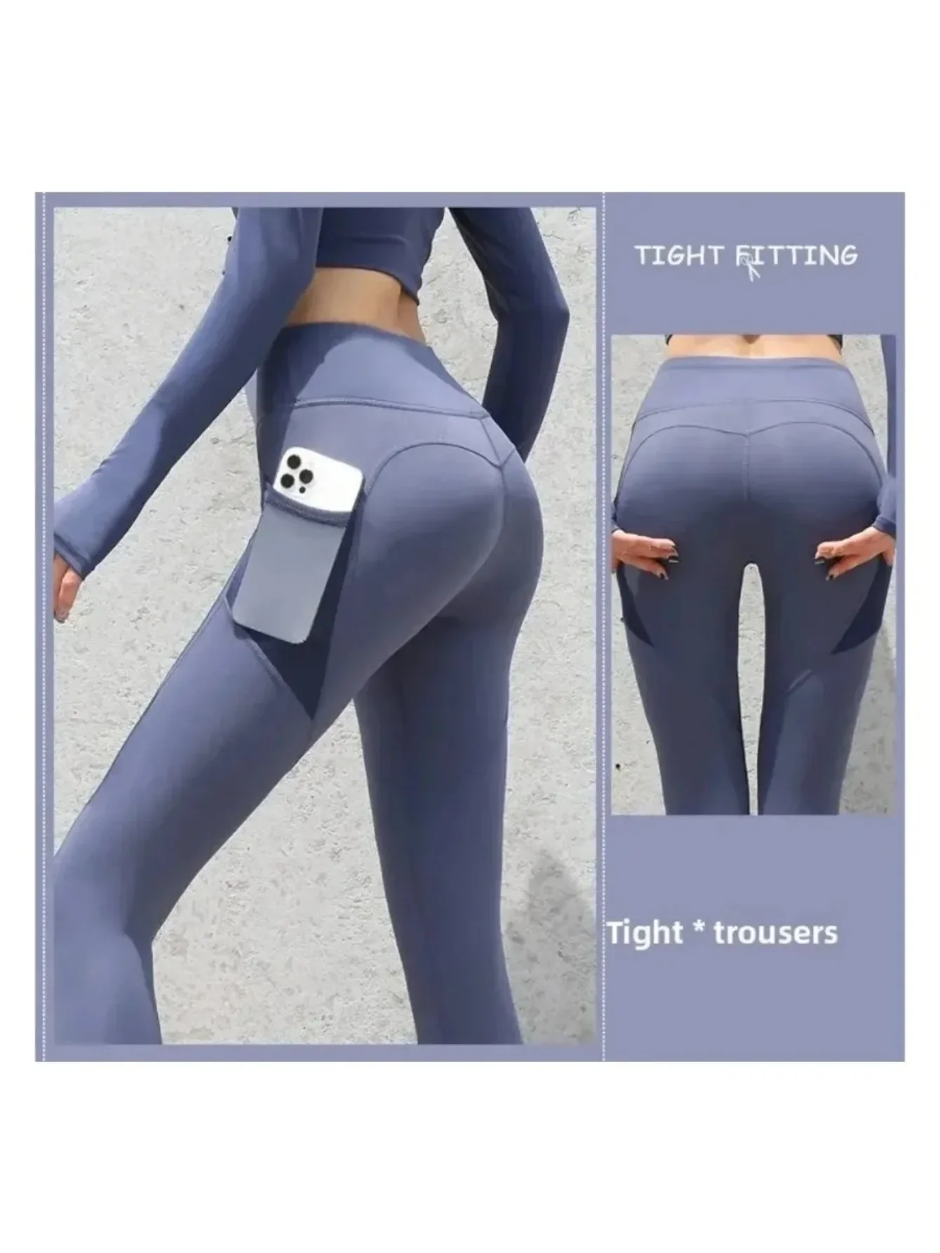 

2024 yoga pants with pocket women leggings for fitness nylon high waist long pants women hip push up tights gym clothes
