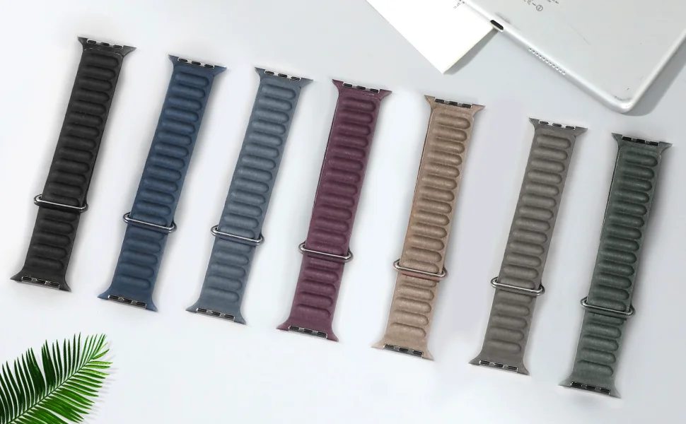 Magnetisches Schlaufenarmband für Apple Watch Ultra 4 2 3 49mm 44mm 40mm 46mm FineWoven Correa Armband iWatch Series 9 SE 11 10 12 – Detail 4