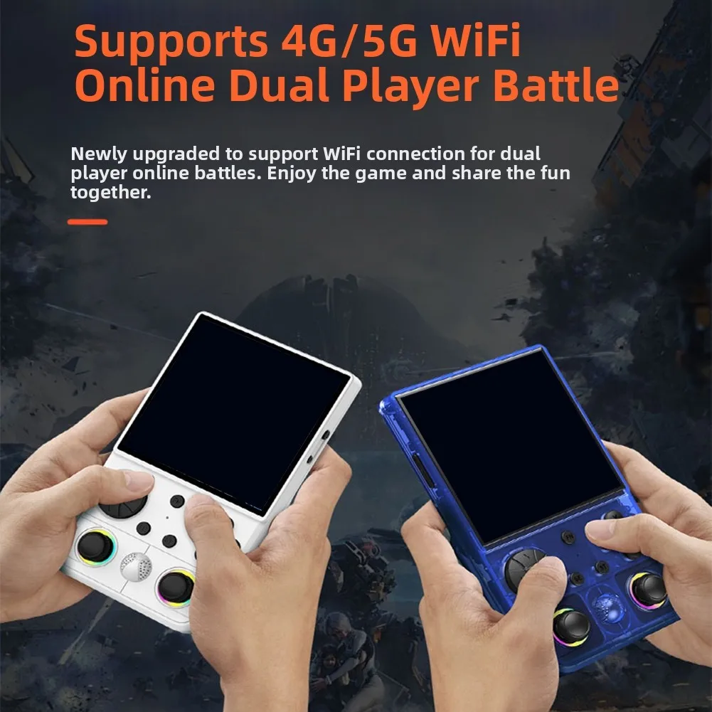 RG4ZB Portable Handheld Game Console With 4-Inch IPS Screen 15000 Retro Games On In 6-colors Classic-Arcade Game Console