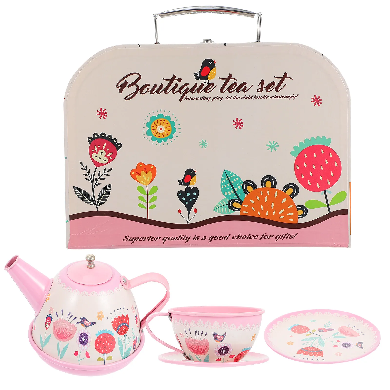 模造茶器セット-子供用茶器セット-おもちゃのティーポットセット-おもちゃのティーカップセット-おもちゃの面白い茶器セット-おもちゃ