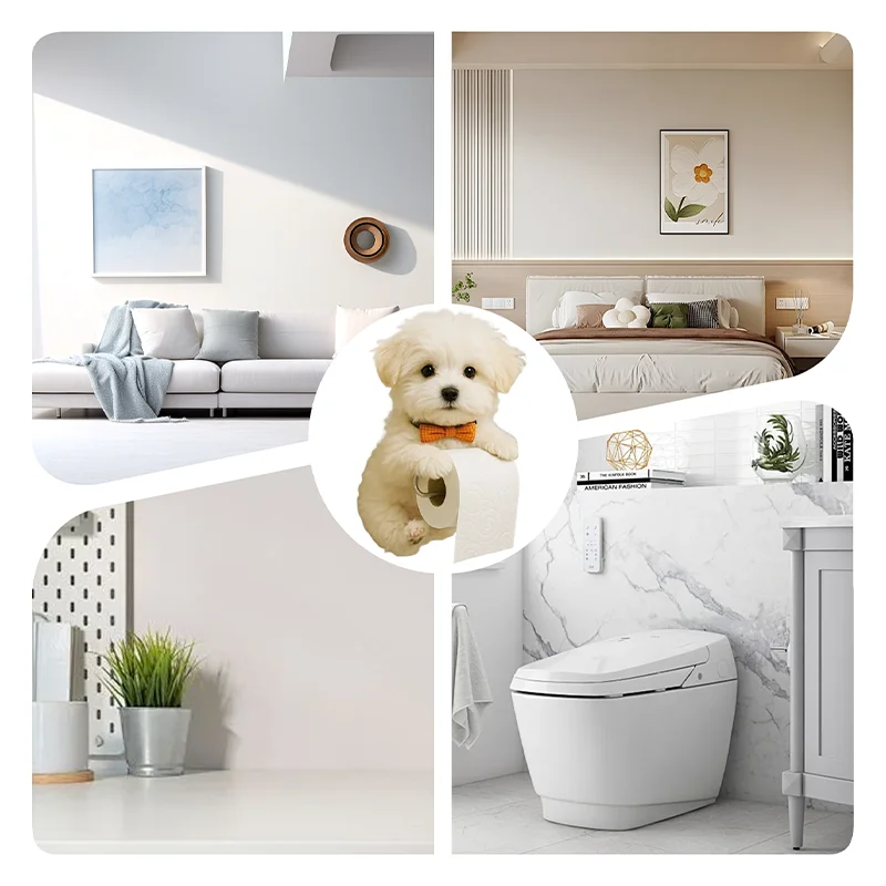 جديد الحرف التماثيل ديكور المنزل لطيف الكلب الأنسجة حامل ورق المرحاض حامل الراتنج الزينة قلادة