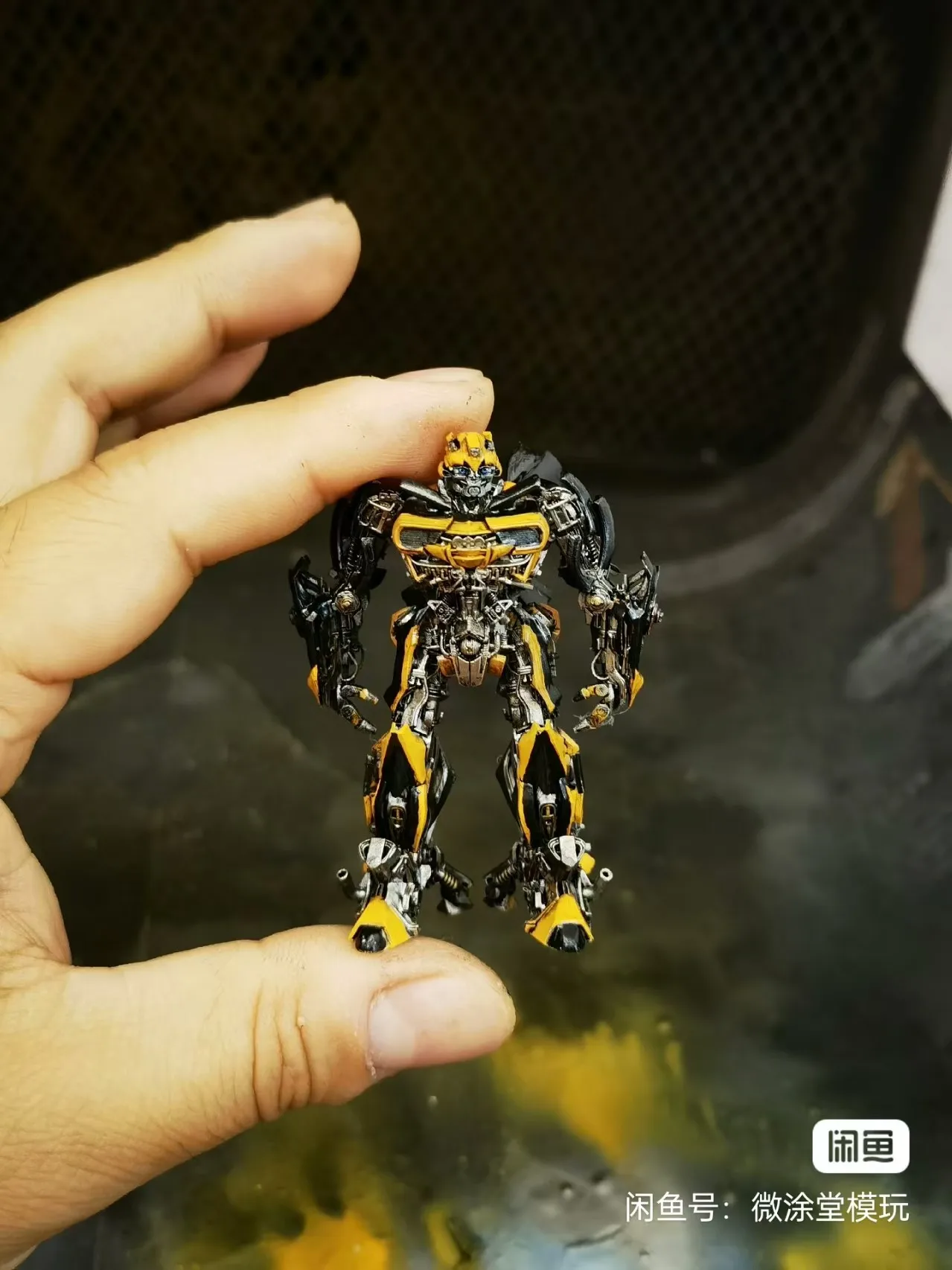 Autobot Personaje de película Robot Wasp Altura 6,5 cm Modelo en miniatura impreso en 3D