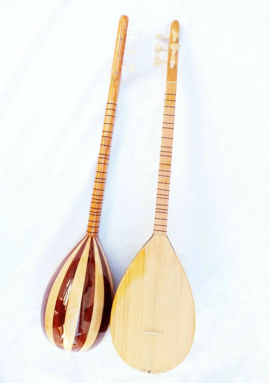 Turkish Balamachen Saz Middle Eastern Musical Instrument, Small Size, Free Bag & Pluck & String, Genuine