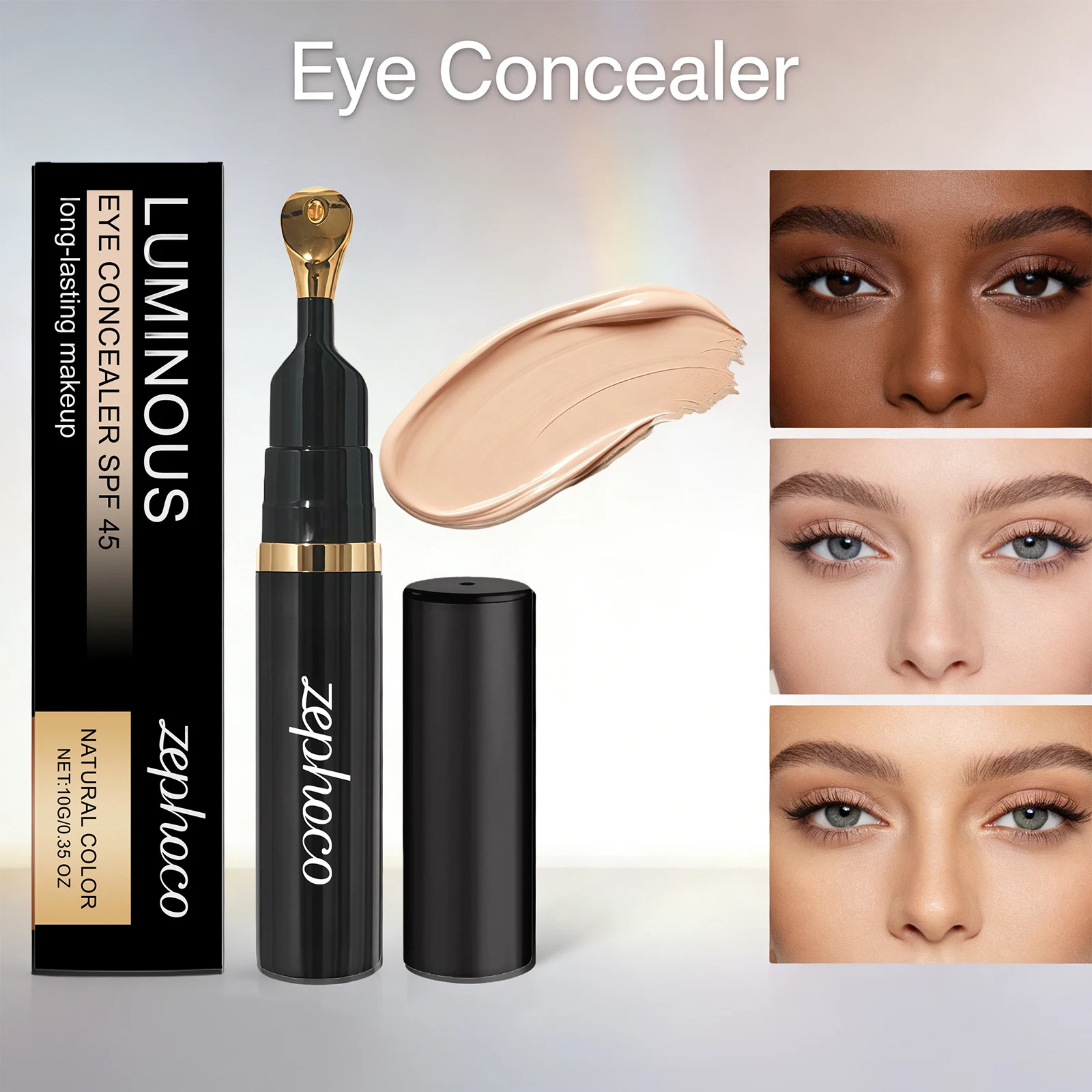 

Eye Concealer Covering Dark Circles Under the Eyes Spots Pimples Full Coverage Groove Repair Eye Makeup Face Cosmetics