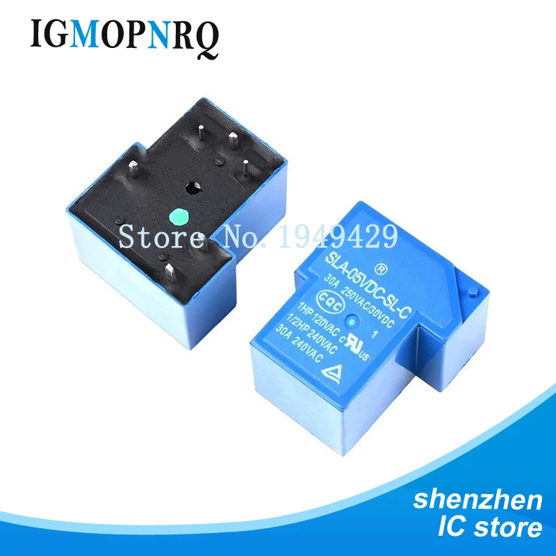 2PCS Relay SLA-05 09 24 12VDC-SL-A 4PINS 5V 9V 24V 12V High-quality SLA-05VDC-SL-A SLA-09VDC-SL-A SLA-12VDC-SL-A