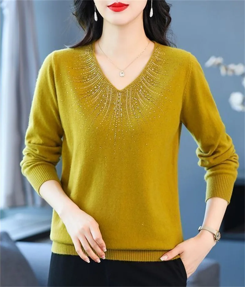 Women Sweater Winter Cashmere Turtleneck Warm Knitwear Korean Casual Solid Bottoming Shirt Fashion Knit Pullovers Brown Sweater