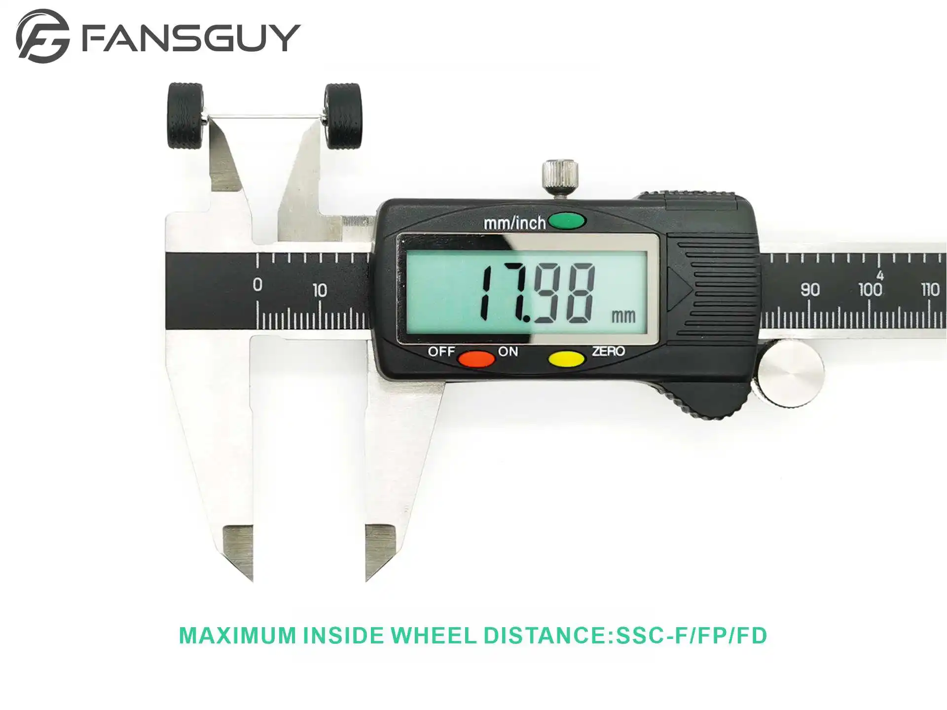 FANSGUY 1Set 10,80 mm 1/64 Modell-Ersatzteile, Räder, abnehmbarer Reifen, RSSC-Serie – Detail 17