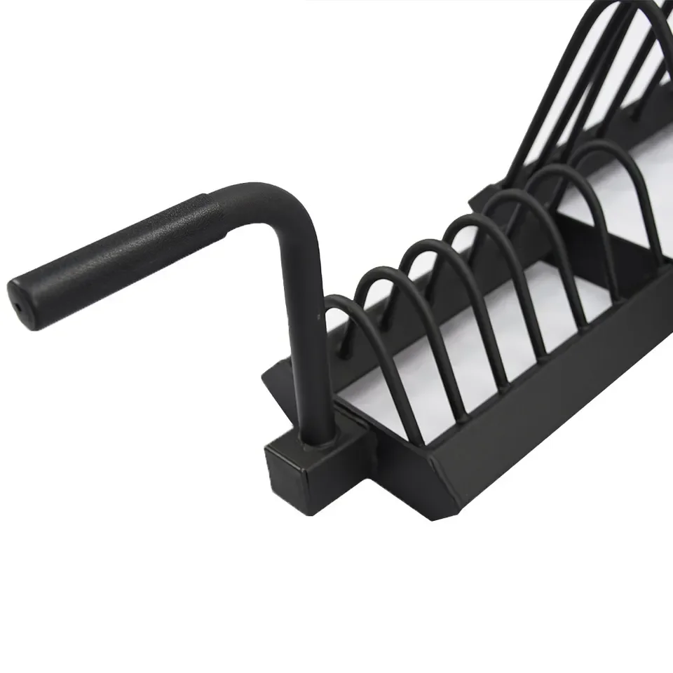 ชั้นวางของแนวนอน รถเข็นเก็บของในโรงยิม รถเข็นเก็บของเคลื่อนที่ ชั้นวางบาร์เบลแบบเคลื่อนย้ายได้