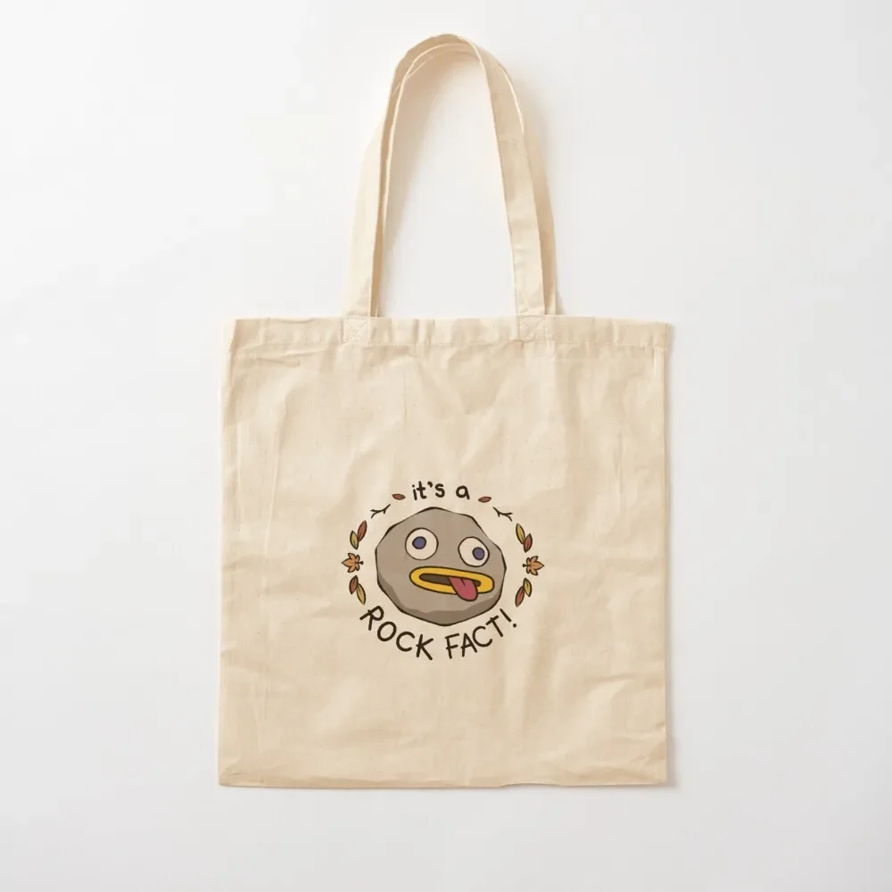 

Rock Fact! Tote Bag Canvas cute pouch bag shopping bag