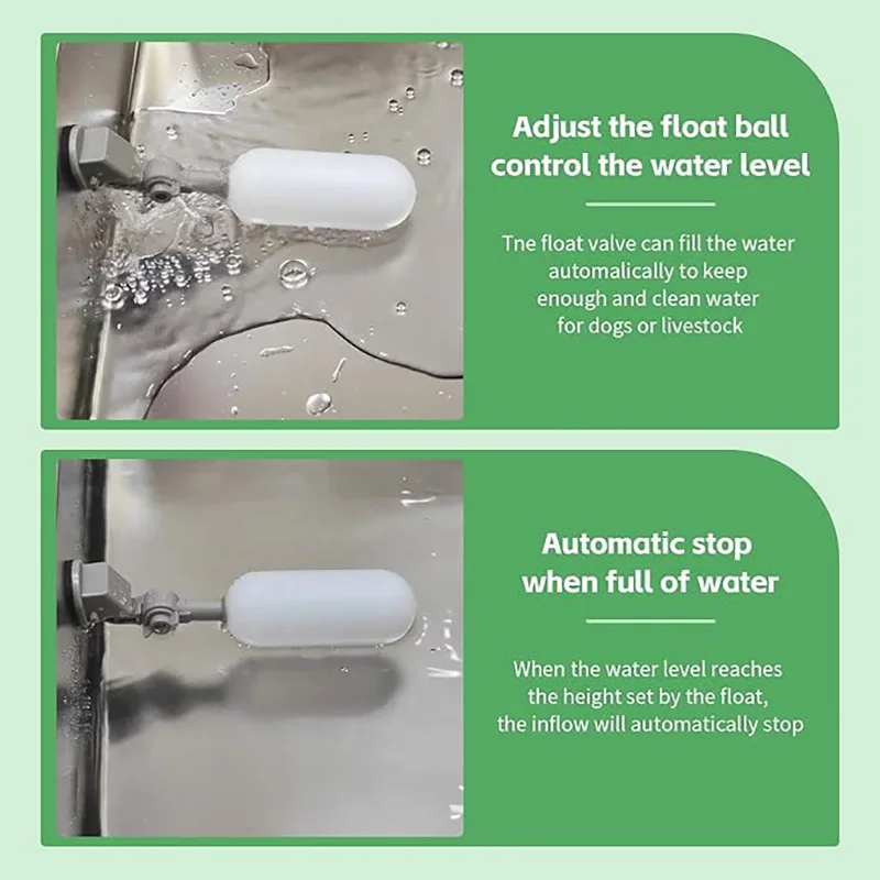 Dog Water Bowl Dispenser Automatic Water Feeder 13.5L Stainless Steel Large Waterer for Pets Water Feeder for Livestock Animals