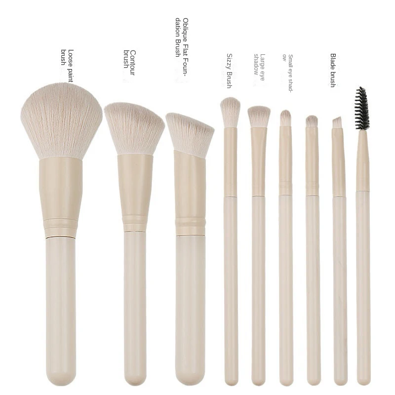 14 Green Cloud Makeup Brush Set Upgrade Soft Wood Handle Beauty Tools Beginners Complete Makeups brush Makeup Refresh