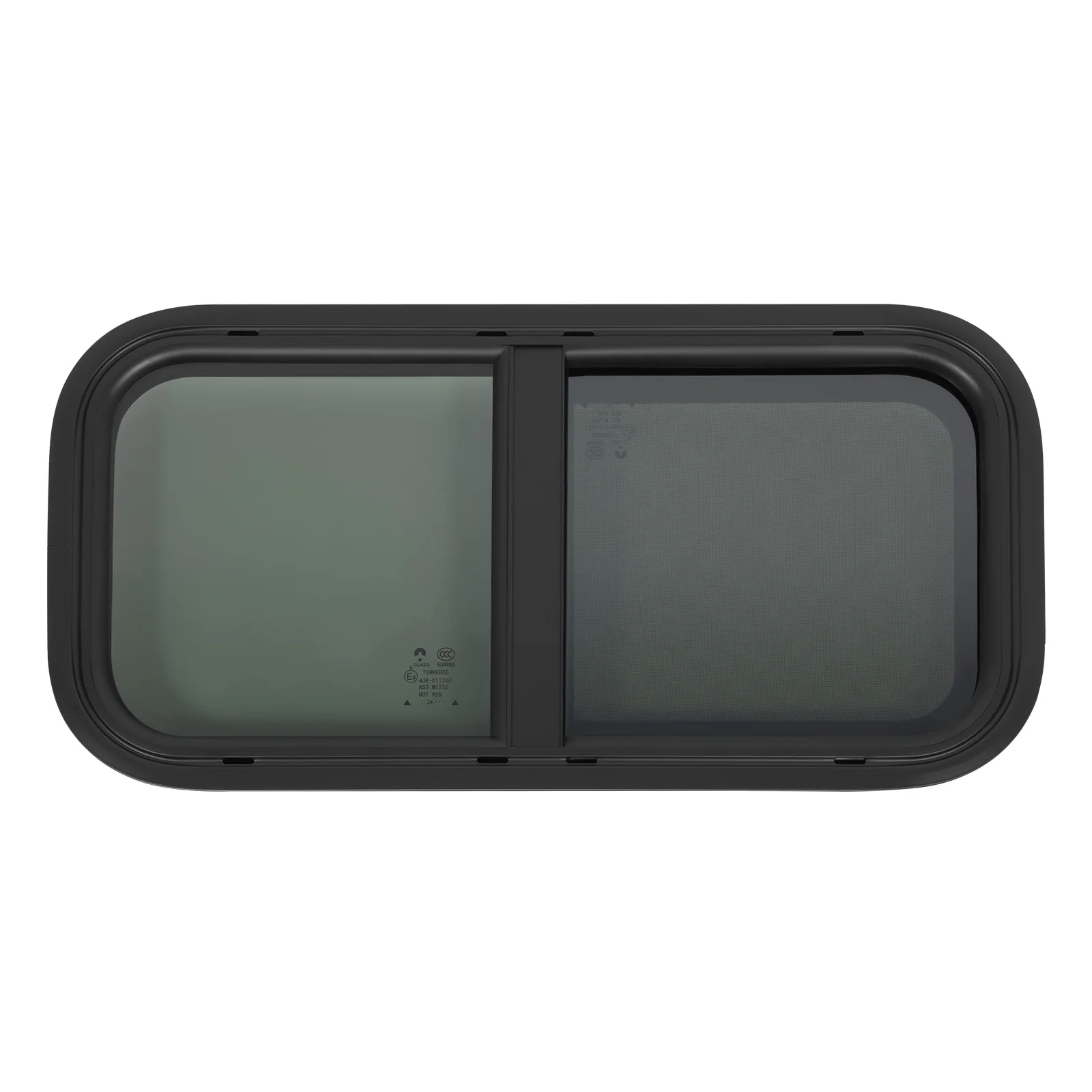 700*400mm/600*300mm RV Side Window Caravan Side Window Tinted Sliding Window Insect Screen High Privacy For RVs, Trailers Ect.