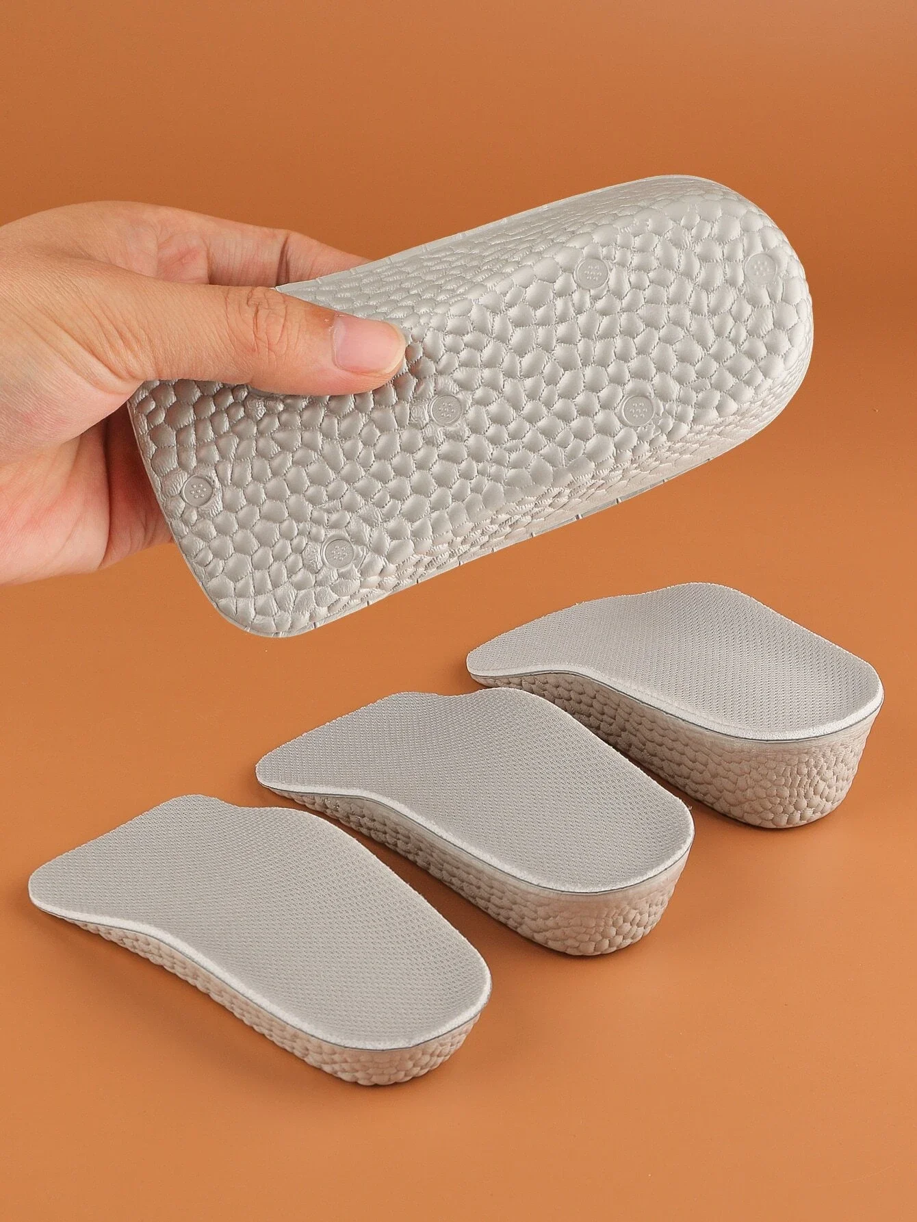 Height Increase Insoles - Heel Lift Inserts For Leg Length Discrepancies And Achilles Tendonitis, Heel Cups For Men And Women