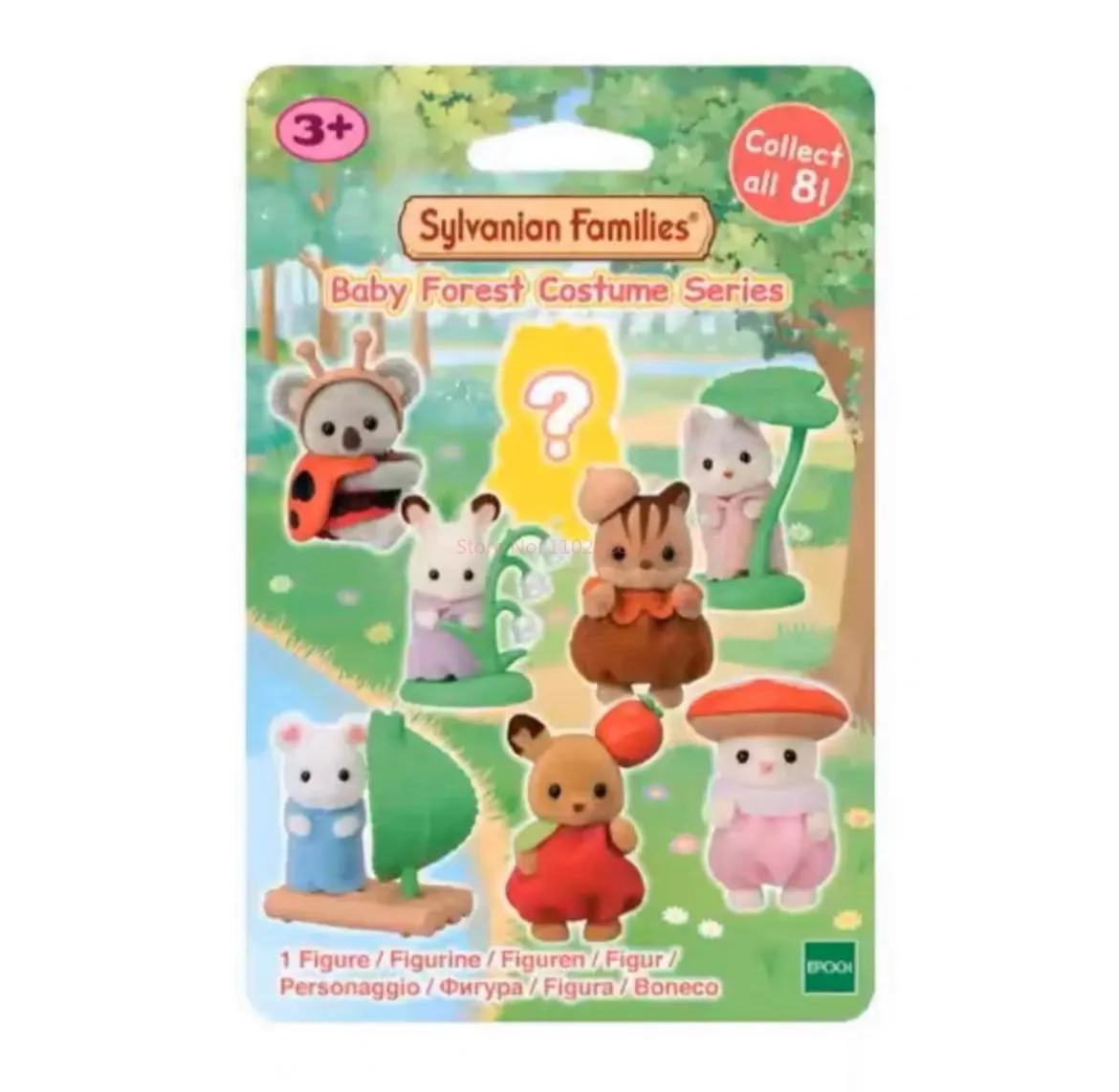 S Sylvanian Families Forest Friends Party Mini Blind Box Kawaii Action Figure Baby Animal Mini Doll Mystery Box Toys Gifts