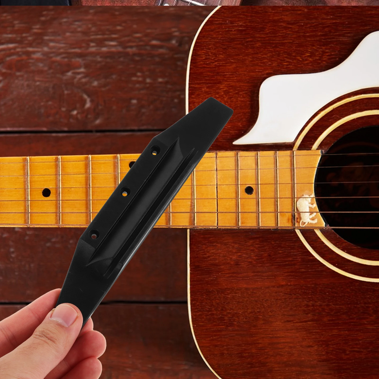 

Wooden Guitar Acoustic Bridge Saddle Pins Bone Screws Maintenance Kit Upgrade Pegs