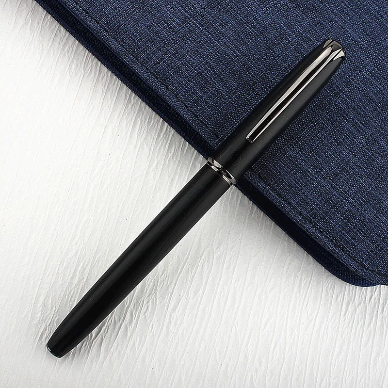 

Luxury Picasso Series Matte Black Fountain Pen M0.7mm Nib Writing