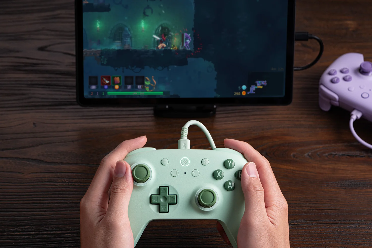 8BitDo Ultimate 2C Wired Gamepad，USB Game Controller with Hall Effect Joystick for PC Windows 10 11， Android and Raspberry Pi.