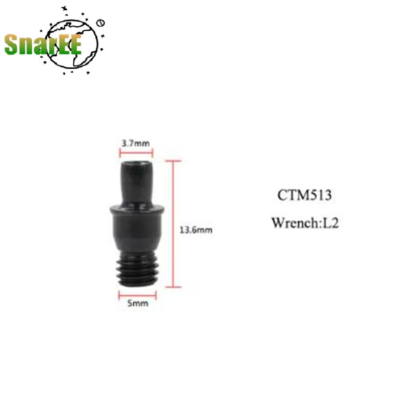 CNC Draaibank Center Pin Arbor Accessoires Blade LCS-513 LCS-617 MSP617 CTM513 CTM617 TM6x17 MC20 Schroef Pin