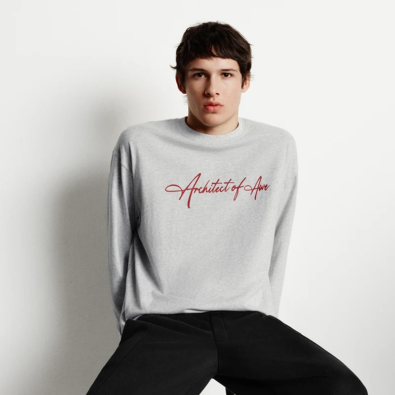 

Semir Long Sleeve T-Shirt Unisex Couple Style Basic Versatile Top for Everyday Commuting 2025 Autumn New Arrival