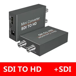 HD 3G Video  Converter SDI to HDMI-compatible To SDI Adapter Converter with Audio Auto Format Detection For Camera WITH DC CABLE