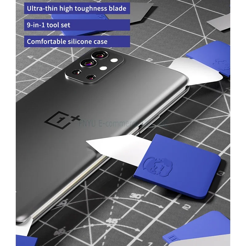 Monteur Renying 009 9Pcs Demonteren Mes Voor Mobiele Telefoon Scherm Demonteren Achterklep Reparatie Messen Demontage Stuk